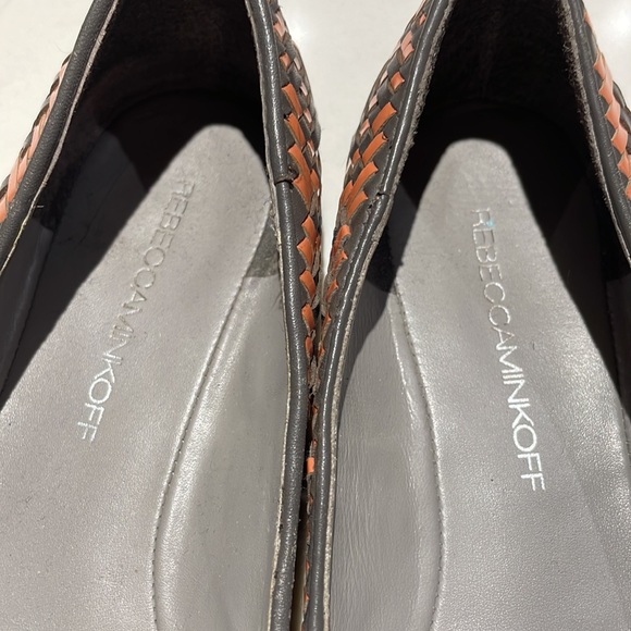 Rebecca Minkoff Uma Woven Leather Ballet Flat - Size 6.5 - Picture 3 of 7
